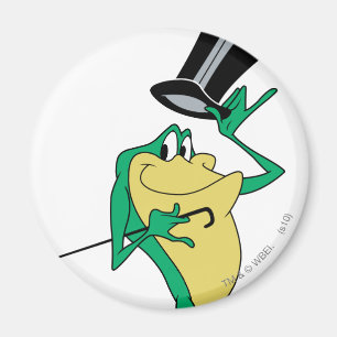Michigan J. Frog in Farbe Magnet