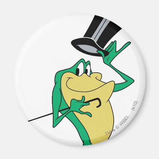 Michigan J. Frog in Farbe Magnet (Vorne)
