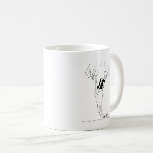 Michigan J. Frog mit Hilfe Kaffeetasse (VorderseiteRechts)