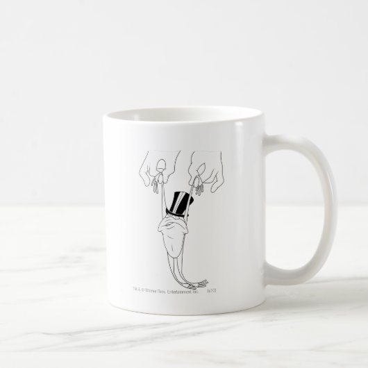 Michigan J. Frog mit Hilfe Kaffeetasse (Rechts)
