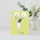 Michigan J. Frog mit Hilfe Postkarte (Stehend Vorderseite)