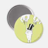 Michigan J. Frog with Help Magnet (Vorderseite/Rückseite)