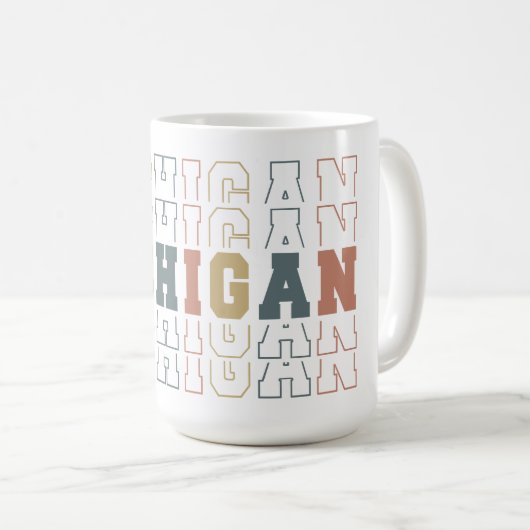 Michigan Kaffeetasse (VorderseiteRechts)