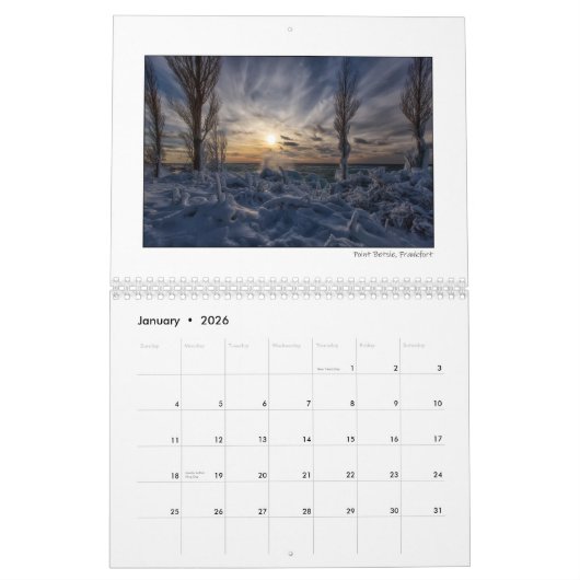 Michigan Kalender (Jan 2026)