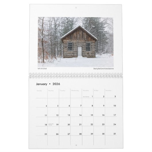Michigan Kalender (Jan 2026)