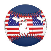 MICHIGAN-KARTE BASEBALL (Vorderseite)