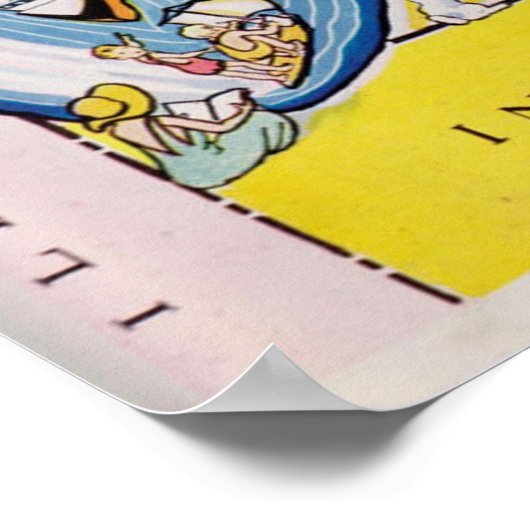 Michigan-Karte der 1930er Jahre Poster (Ecke)