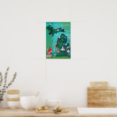 Michigan-Karte Druck Poster (Küche)