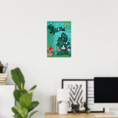 Michigan-Karte Druck Poster (Heimbüro)