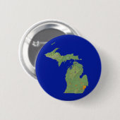 Michigan-Karten-Knopf Button (Vorne & Hinten)