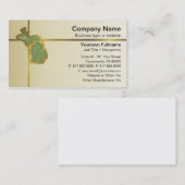 Michigan-Karten-Visitenkarte Visitenkarte (Vorne/Hinten)