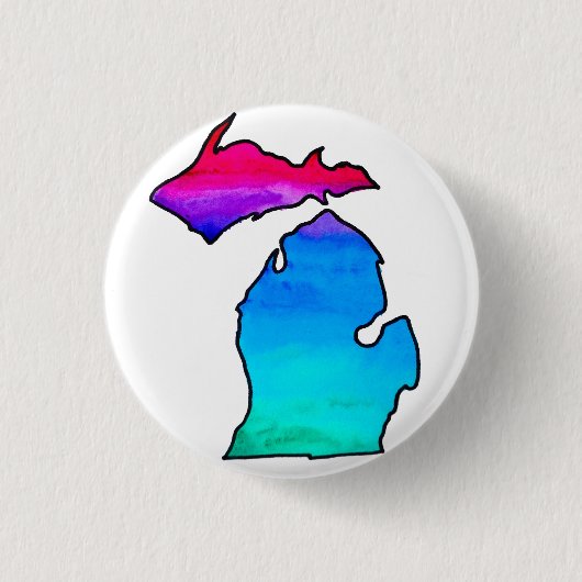 Michigan-Knopf durch Megaflora Button (Vorderseite)