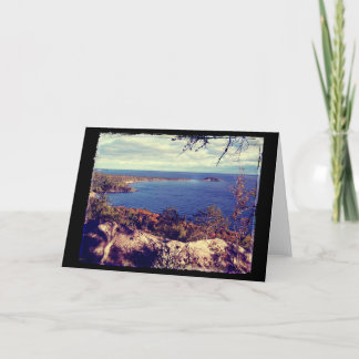 Michigan Lake Superior Szene Karte