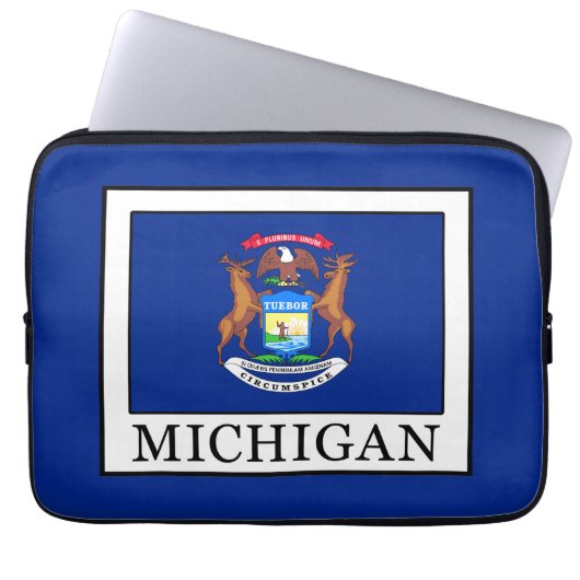 Michigan Laptopschutzhülle (Vorderseite)