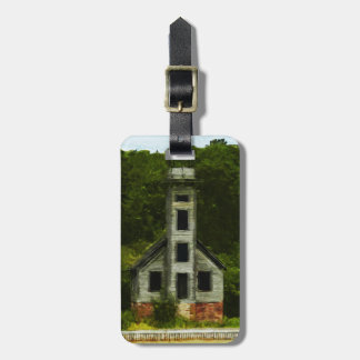 Michigan-Leuchtturm-abstrakter Impressionismus Gepäckanhänger