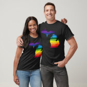 Michigan LGBT Rainbow Flag Gay Pride T-Shirt (Unisex)