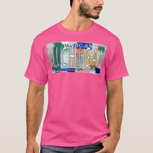 Michigan License Teller T-Shirt (Vorderseite)
