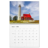 Michigan Lighthouse Calendar 2025 Kalender (Mär 2026)