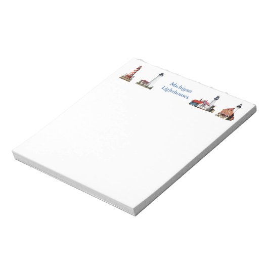 Michigan Lighthouse Notizblock (Rotiert)