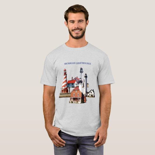Michigan Lighthouse Shirt Light (Vorne ganz)