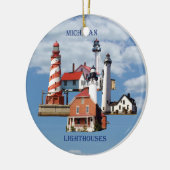 Michigan Lighthouses Keramik Ornament (Links)