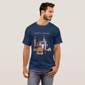 Michigan Lighthouses Shirt dunkel (Vorne ganz)