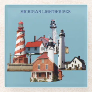 Michigan Lighthouses Untersetzer