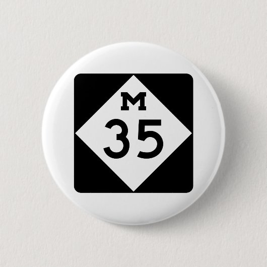 Michigan M-35 Button (Vorderseite)