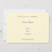 Michigan Mackinac Bridge Foto Einladung (Rückseite)