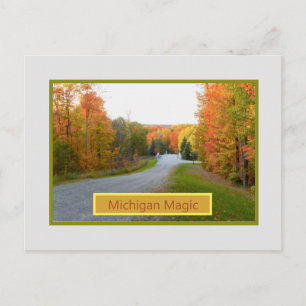 "MICHIGAN MAGIC"/AUTUMNFARBEN POSTCARD POSTKARTE