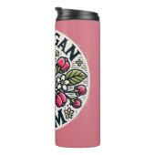 Michigan Mama Cherry Blossom Art Thermosbecher (Nach rechts gedreht)