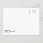 Michigan Map Art Postkarte (Rückseite)