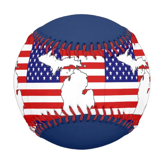 MICHIGAN MAP BASEBALL (Vorderseite)