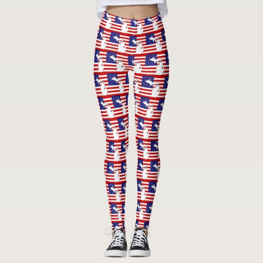 MICHIGAN MAP LEGGINGS (Vorderseite)