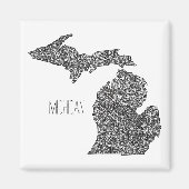 Michigan Map Magnet (Vorne)