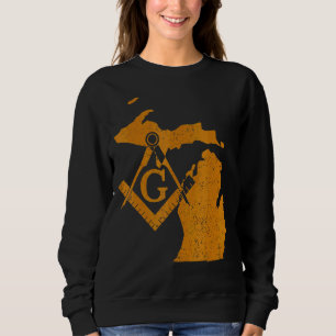 Michigan Masons Grand Lodge F&am Freemason Father' Sweatshirt
