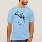 Michigan - MI sagt HI™-Shirt T-Shirt (Vorderseite)