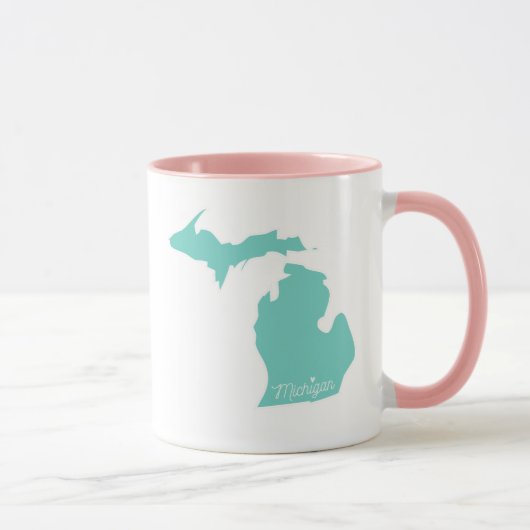 Michigan mit Herz Tasse (Rechts)