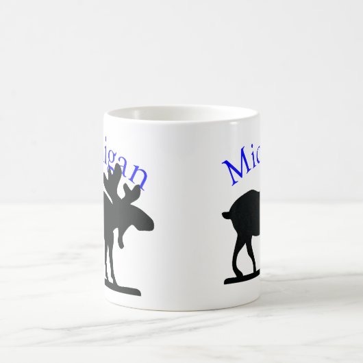 Michigan Moose Kaffeetasse (Mittel)