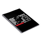 Michigan Motocross Motorrad-Silhouette Notizblock (Rechte Seite)