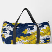Michigan Navy & Maize Camo Printed Duffle Bag (Vorderseite)