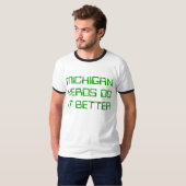 MICHIGAN NERD MACHEN ES BESSER T-Shirt (Vorne ganz)