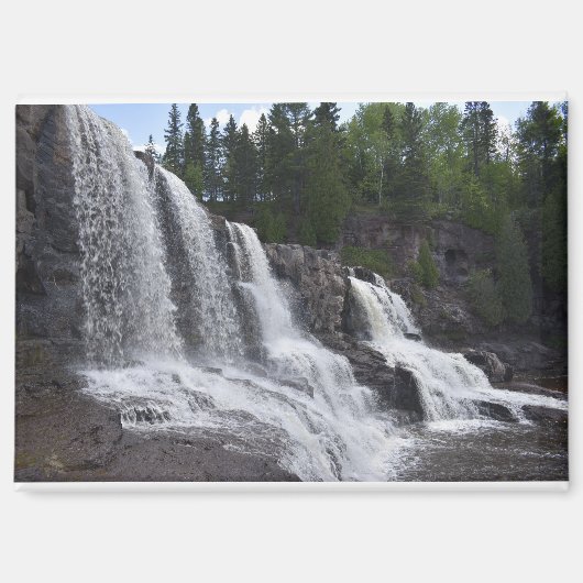 Michigan North Shore Wasserfall Magnet (Vorderseite)