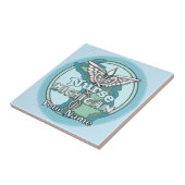 Michigan Nurse Caduceus Tile Fliese (Seite)