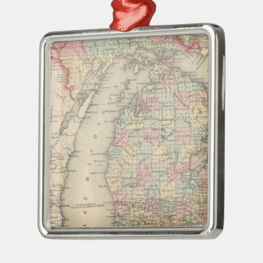 Michigan Ornament Aus Metall (Links)