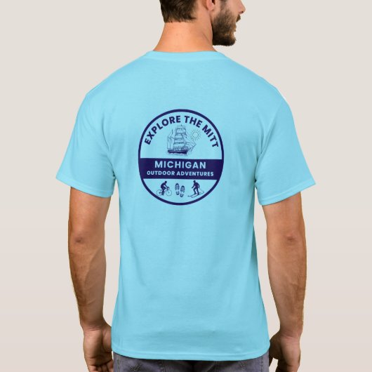 Michigan Outdoor Adventures T - Shirt (Rückseite)