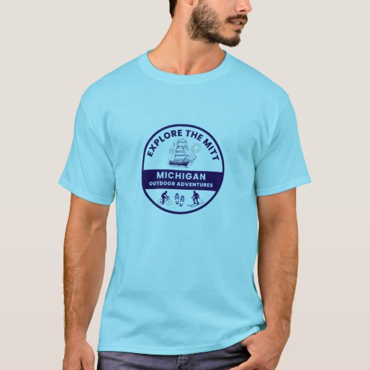 Michigan Outdoor Adventures T - Shirt (Vorderseite)