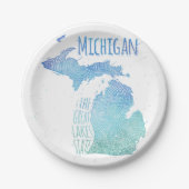 Michigan Pappteller (Vorderseite)