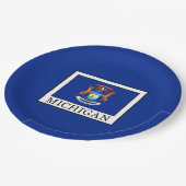 Michigan Pappteller (Schrägansicht)