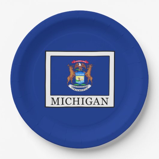 Michigan Pappteller (Vorderseite)